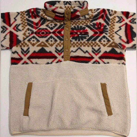 Columbia‎ Fleece with Geometric Design - Picture 4 of 9